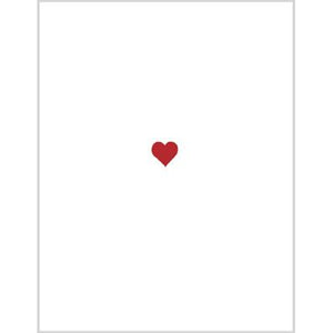 Love card - Red Heart