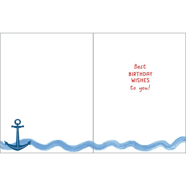 Birthday card - Anchor, Gina B Designs