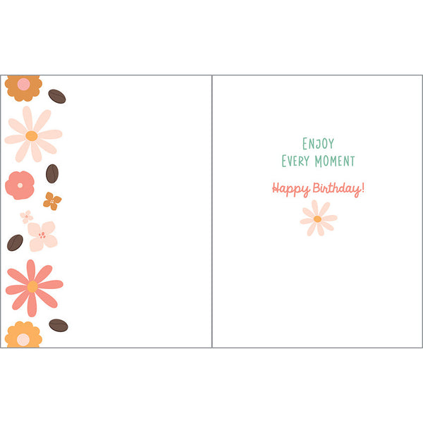 Birthday card - Cup and Books, Gina B Designs