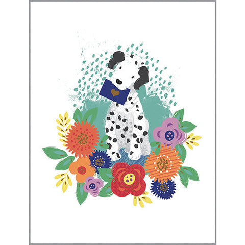 Thinking of You card - Puppy with Envelope, Gina B Designs