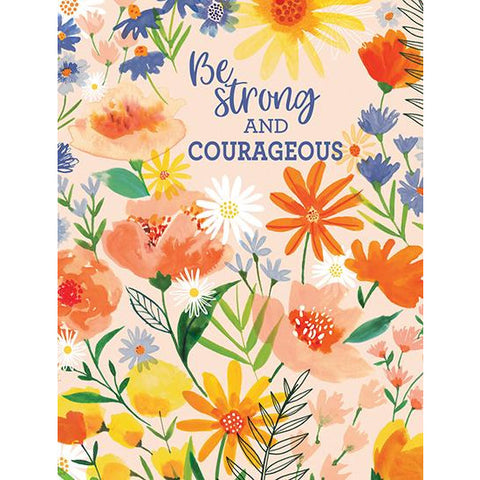 {with scripture} Thinking of You card - Orange Flower Mix