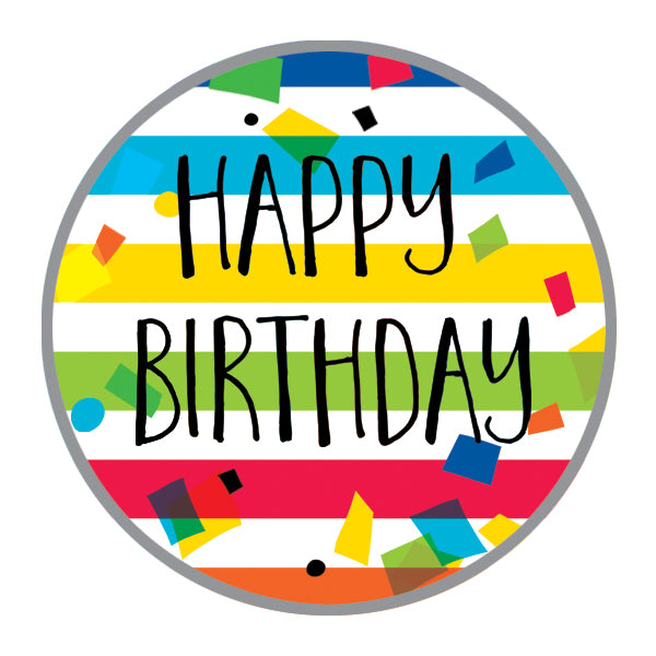 Envelope Seals - Stripes & Confetti, Gina B Designs