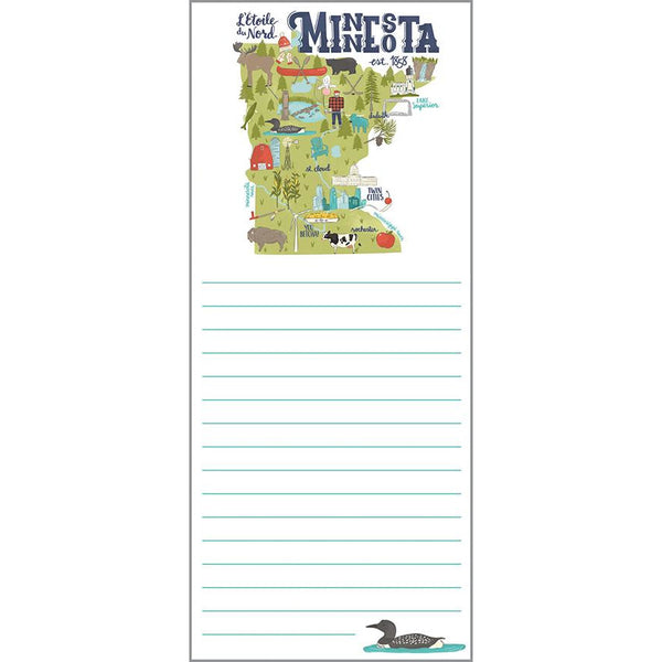 List Pad- Minnesota, Gina B Designs