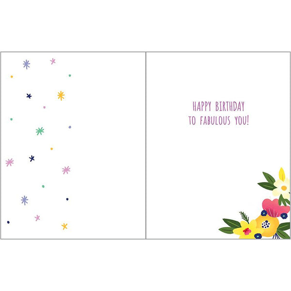 Birthday card - Sunglasses Girl, Gina B Designs