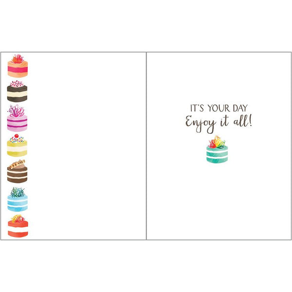 Birthday card - Little Cakes, Gina B Designs