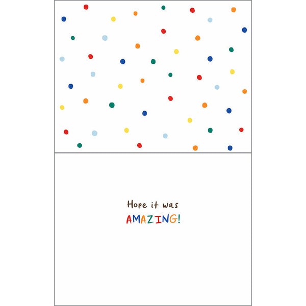 Belated Birthday card - Colorful Bleated Bday, Gina B Designs