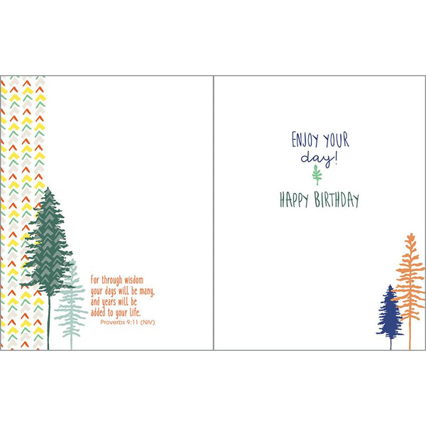 {with scripture} Birthday Card - Forest
