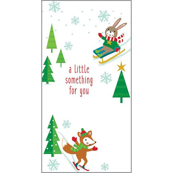 Money/Gift Card - Animal Winter Fun, Gina B Designs