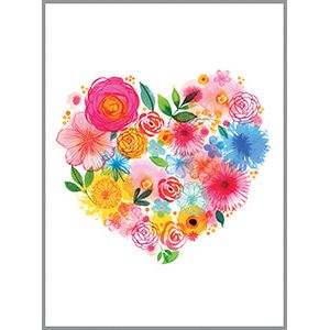 Gift Enclosures - Flower Heart, Gina B Designs