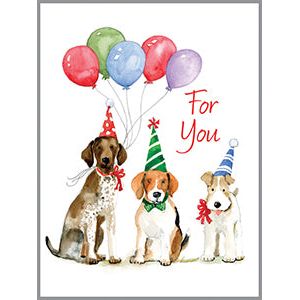 Gift Enclosures - Birthday Party Dogs, Gina B Designs