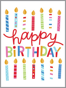 Gift Enclosures - Birthday Candles