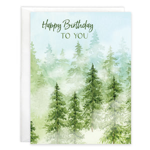 Birthday Card - Forest