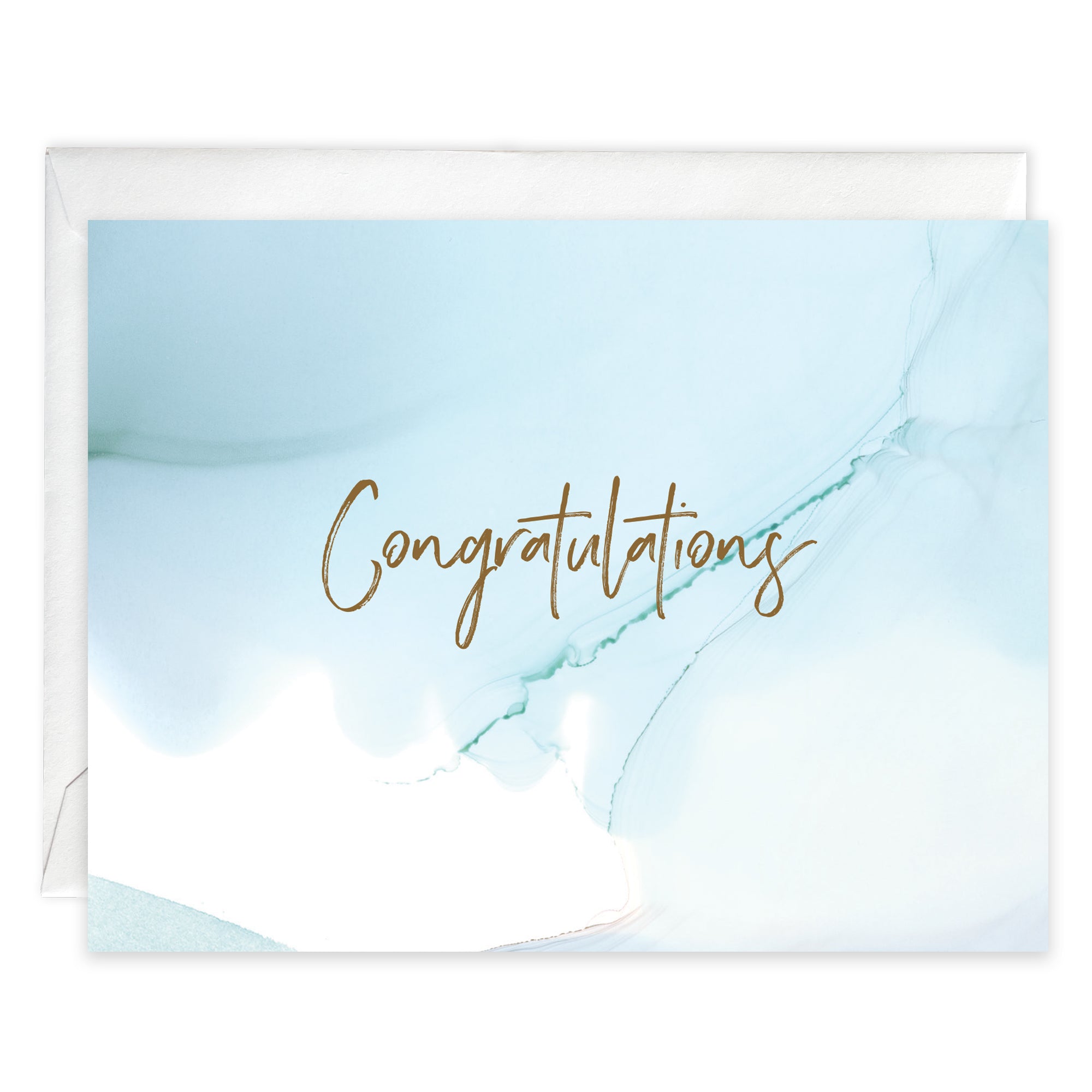 Congratulations card - Blue Marble