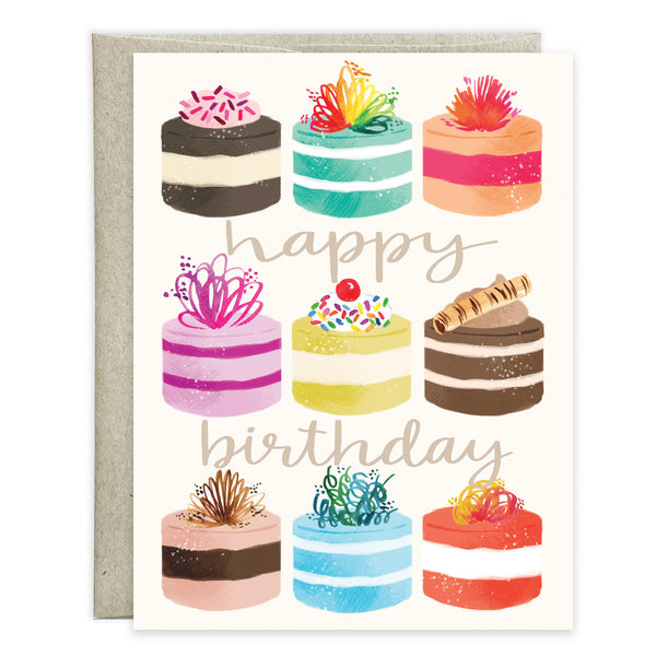 Birthday card - Little Cakes