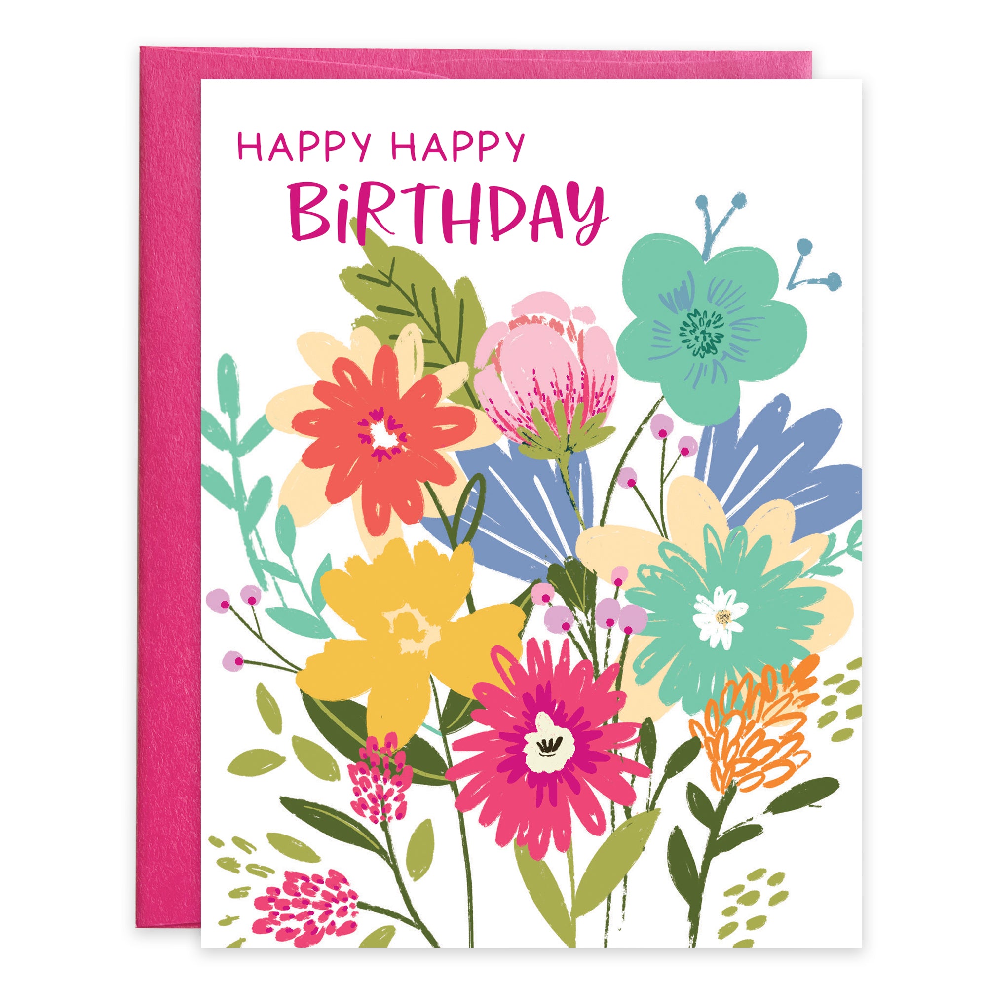 Birthday card - Always Flowers