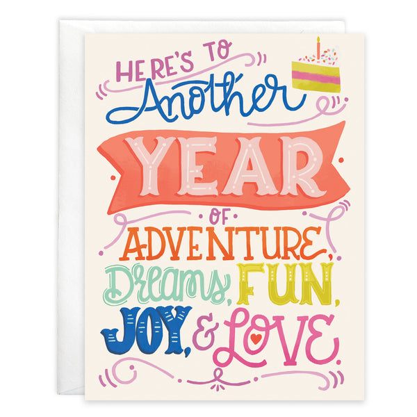 Birthday card - Another Year