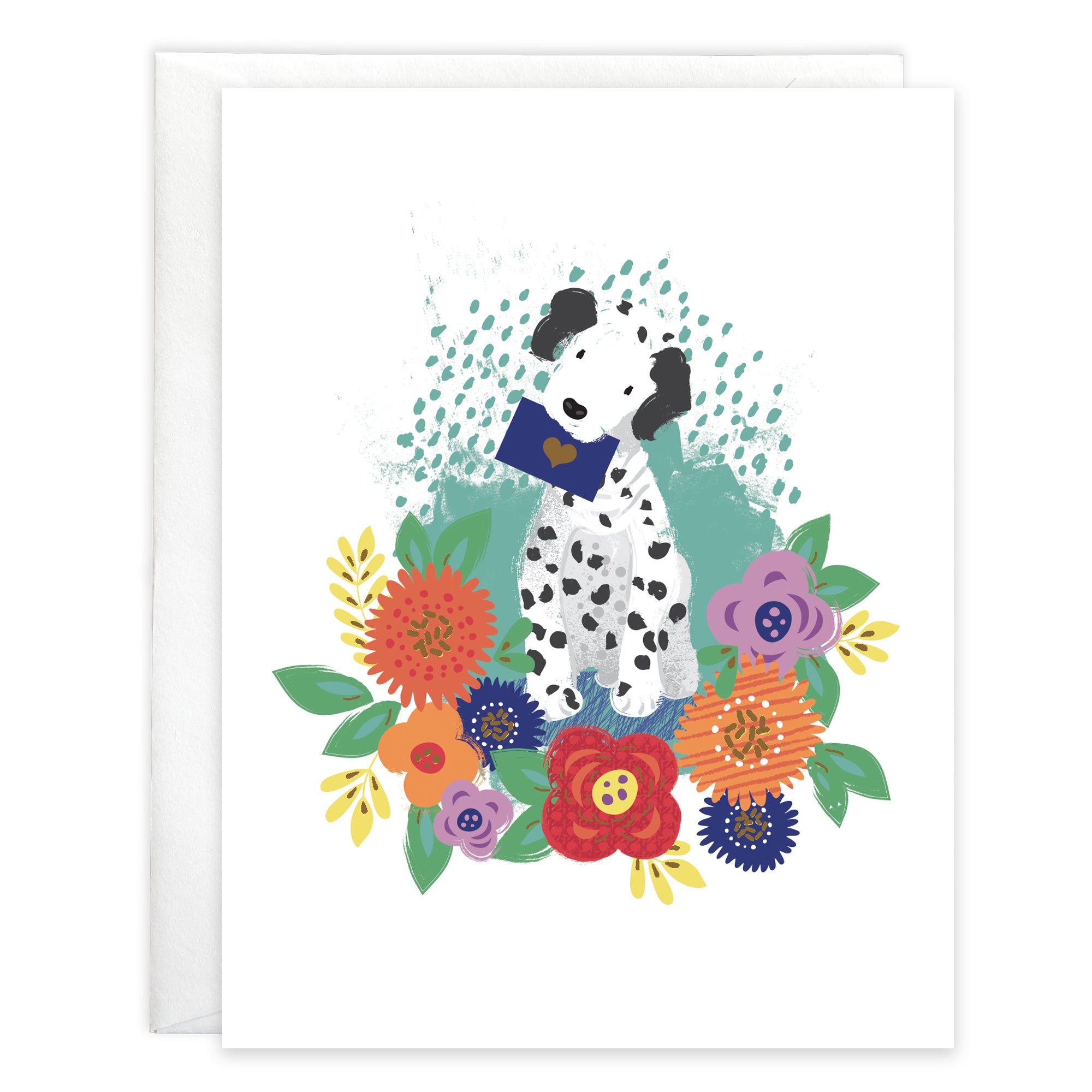 Thinking of You card - Puppy with Envelope