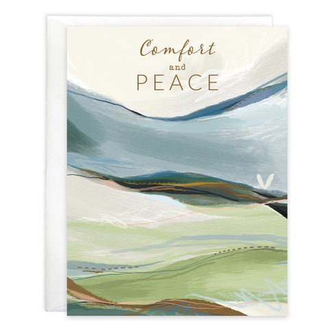 Sympathy card - Peaceful Landscape