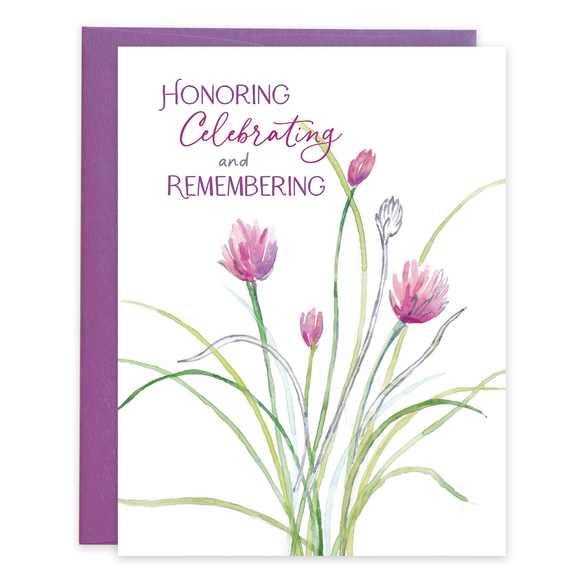 Sympathy card - Little Chives