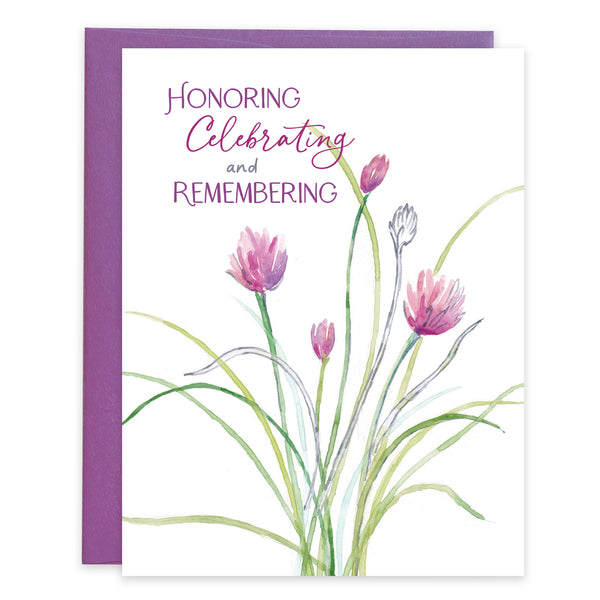 Sympathy card - Little Chives