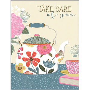 Get Well card  - Tea Pot