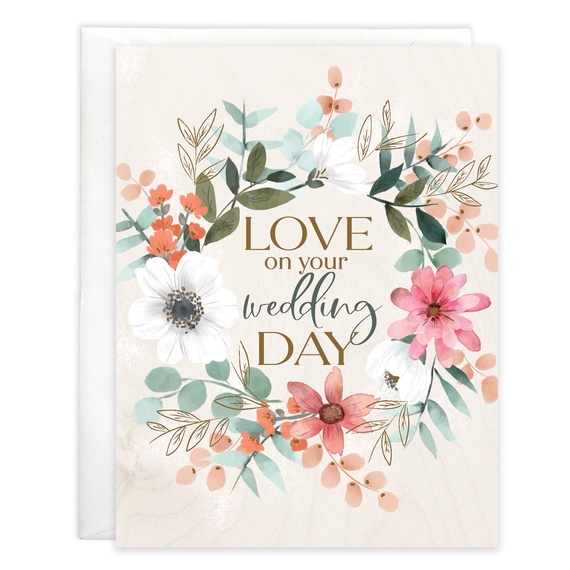Wedding card - Wedding Wreath