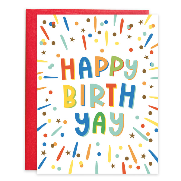 Birthday card  - Happy YAY!