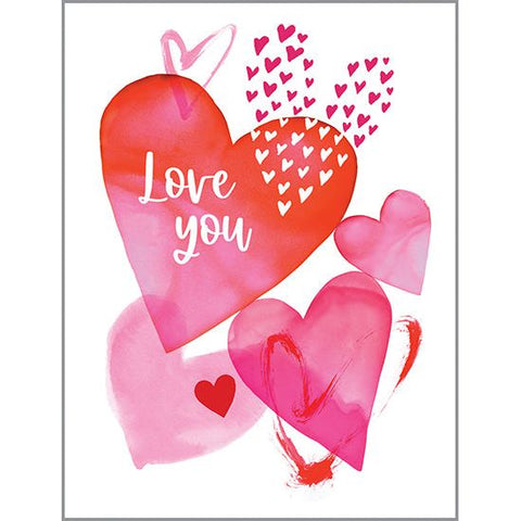 Valentine card - Heart Bunch
