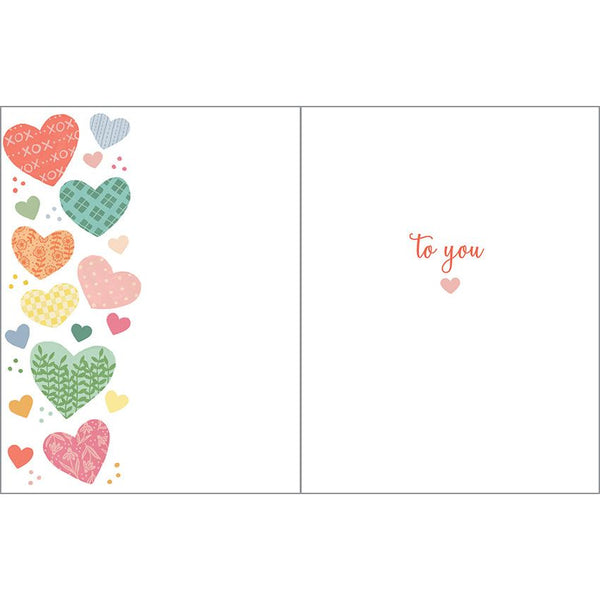 Valentine card - Sweet Pattern Hearts