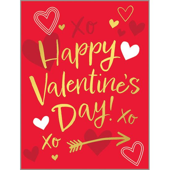 Valentine card - Heart & Arrows