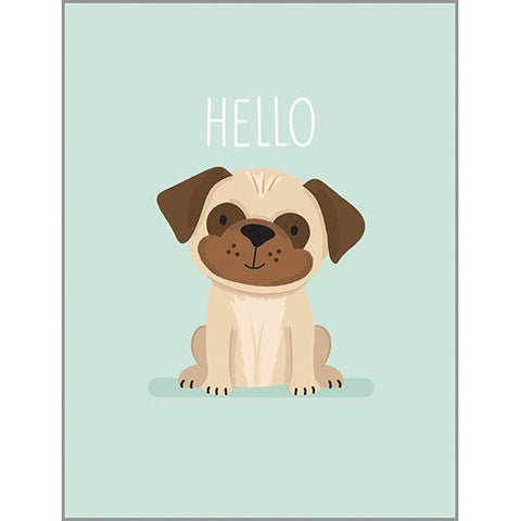 Thinking of You card - Hi Puppy, Gina B Designs