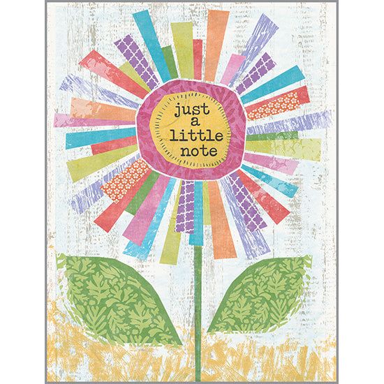 Thinking of You card - Big Colorful Daisy, Gina B Designs
