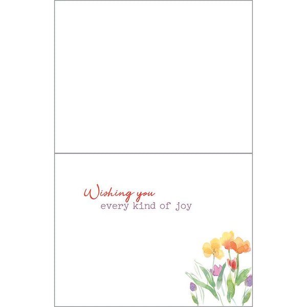 Birthday card  - Tulip Garden, Gina B Designs