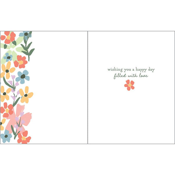 Birthday card - Wife Floral, Gina B Designs