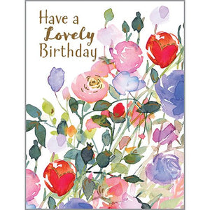 Birthday card  - Lovely Roses, Gina B Designs