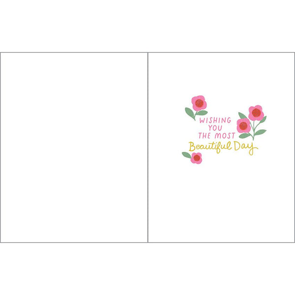 Birthday card  - Painted Pink Flowers, Gina B Designs