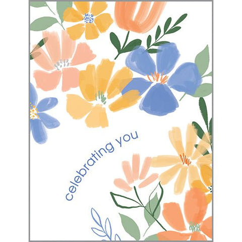 Birthday card  - Charming Flowers, Gina B Designs