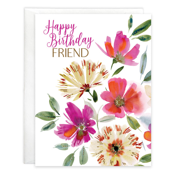 Birthday card  - Birthday Garden