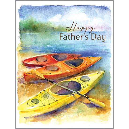 Father's Day card - Kayaks, Gina B Designs