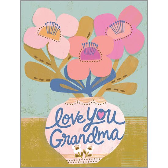 Mother's Day card - Grandma Flowers, Gina B Designs