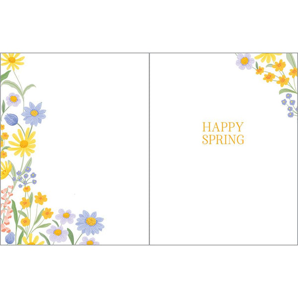 Easter Card - Easter Wildflowers, Gina B Designs