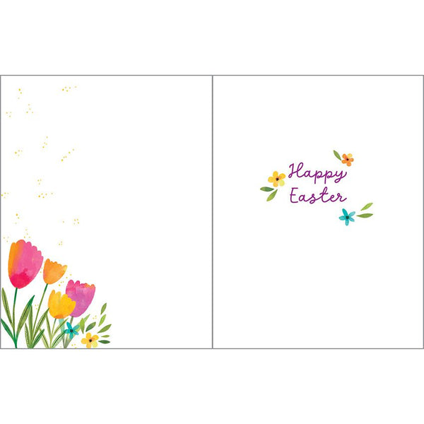 Easter Card - Bright Tulips, Gina B Designs