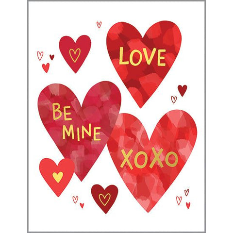 Valentine card - Love Hearts, Gina B Designs