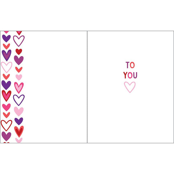 Valentine card - Lots of Hearts