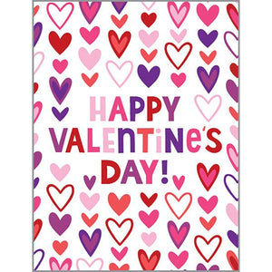 Valentine card - Lots of Hearts