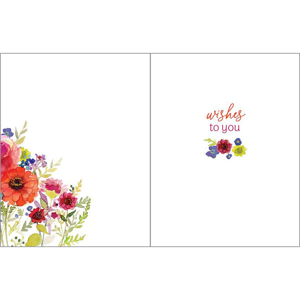 Anniversary card - Celebrate Flowers, Gina B Designs