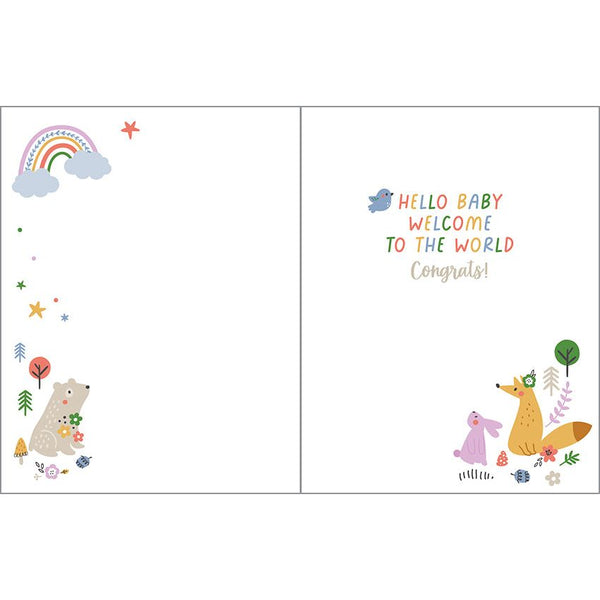 Baby card - Adventure Begins, Gina B Designs