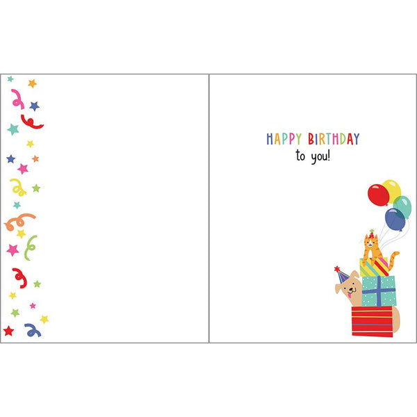 Birthday card  - Bday Dogs and Cats, Gina B Designs