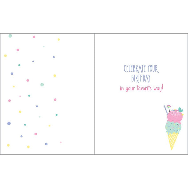 Birthday card  - Sweet Ice Cream, Gina B Designs