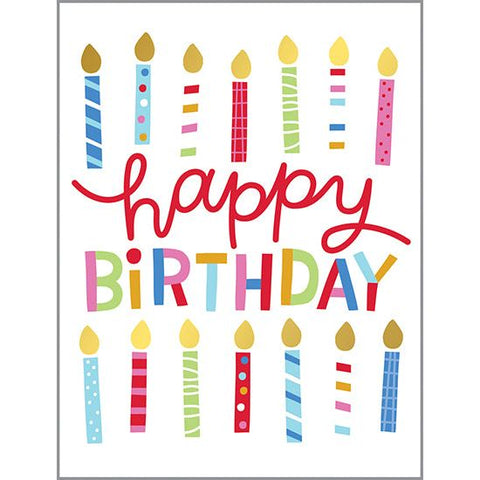 Birthday card  - Bday Candles, Gina B Designs